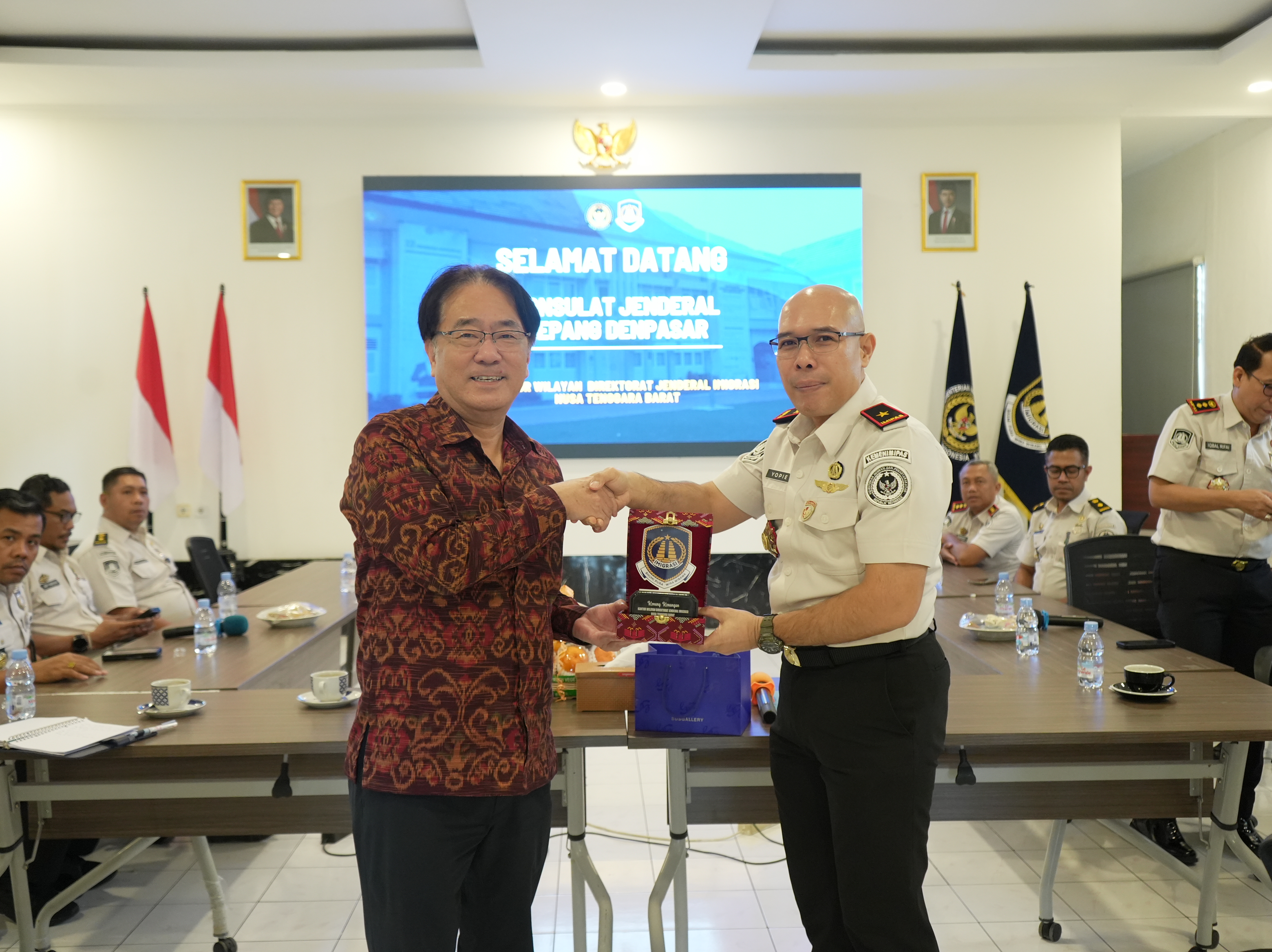 Kunjungan Konsulat Jenderal Jepang Perkuat Sinergi Keimigrasian di Nusa Tenggara Barat